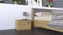Topeshop K1 ARTISAN nightstand/bedside table 1 drawer(s) Oak
