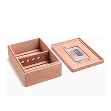 YAeele. Cigar Box, Cigar Humidor, Legno di Cedro Cigar Box Good Mood, Good Life (Colore: Brown)