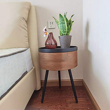 DUTUI Tavolino Rotondo Combinato Tavolino, Balcone Tavolino da Terrazza Tavolino Rotondo da Esterno, Comodino Rotondo