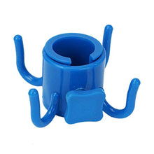 MOC Ombrello da spiaggia, gancio da appendere, in plastica, con 4 denti, per ombrellone da spiaggia, da viaggio