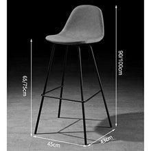 GYPPG Sedia Elegant Home Dcor Sgabelli Bar Moderni Sgabello Bar Imbottito in Pelle PU, Altezza 65 cm, Design Moderno