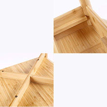 DGHJK Mobili per la casa, Comodino in bambù al 100% Tavolino Moderno con Divano Semplice e ripiano 44 * 44 * 50 cm