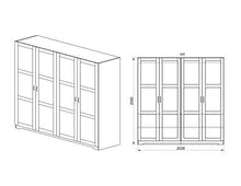 Armadio AI5 Bianco Stile Classico