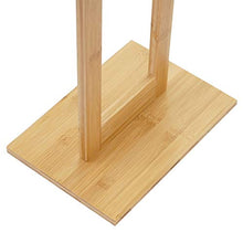 Arredo bagno HWC-B74 portasciugamani legno bambù 80x42x27cm