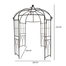 Gazebo a Pagoda in Ferro Battuto 200x170cm