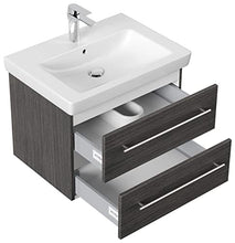 Mobile bagno con lavabo Villeroy & Boch Subway 2.0 65cm antracite venato