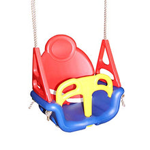 Alavo Tre in Un Basket Addensato da Cesto Appeso, Sedia a Sospensione per Bambini Interni per Bambini,Red Yellow Blue