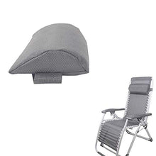 2PCS Universal Outdoor Folding Lounge Sedia Cuscino Headrest Collo Sorda Cuscino Testa per Backyard Picnics Beach Garden Gray