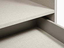 Due armadi con 4 cassetti, 54 x 91 x 197 cm,White