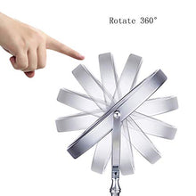 Specchio per Il Trucco, specchi per Il Bagno con luci Specchio per Il Trucco bifacciale Illuminato a LED con ingrandimento Normale 7X 2 a 360 °
