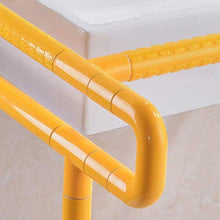 GYCS Braccioli protettivi per lavabi, braccioli Bagno Supporto di Sicurezza per Anziani disabili, Antiscivolo e anticaduta - con Gambe - Giallo