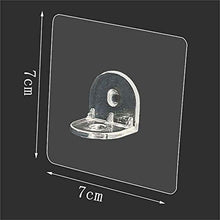 20 Pcs Wardrobe Partition Holder,seamless Nail-free Bracket Magic Hooks Fixing Clapboard Layer,heavy-duty Adhesive Hook Transparent Kit Load-bearing for Kitchen and Bathroom