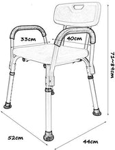 Bath Chair Ispessito Lega di Alluminio da Bagno Sedia for Donne Incinte Antiscivolo Bagno Sedia Sgabello Bagno Doccia Sicurezza