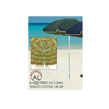cosedacasa Ombrellone da Mare per Spiaggia Giardino Diametro 200 in Alluminio Duplex
