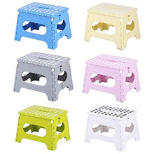 SPFCJL Poggiapiedi Pieghevole Punto Portatile DOT Antiscivolo per Bambini Sgabello per Bambini Sgabelli da Bagno Leggero per Il Campeggio per Viaggi all'aperto (Color : Deep Gray)