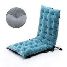 eewopjkj Cuscino per Sdraio Supporto per Schienale Alto Cuscini per sedie a Dondolo Cuscino per sedie a Sdraio Cuscini per sedie da Giardino Cuscino per sedili Poltrona da Patio-Blu 100x40x8cm (39x1
