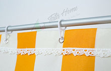 Tenda da Sole con Kit Ganci e Anelli in Tessuto a Righe Resistente da Esterno o Balcone Misura cm 200x295 Dis.1 Marrone