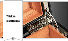 TGhosts Cigar Humidor, Cedar Cigar Humidor, Pelle Cigar Box con igrometro e umidificatore Portatile di Viaggio Cigar Humidor