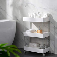 lxc Moderno a Quattro Piani in plastica Bianca + Bagno in Alluminio casa Bagno Rack/mensola