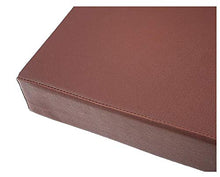 bandezid Cuscino Lungo per Panchina da Giardino,Resistente e Comodo per Panca da Esterno ed Interno-Marrone Scuro 70×30×5cm(27×12×2in)