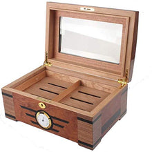 ZYING Igrometro e umidificatore Storage Box - Portatile Universale Estraibile Cigar Box Valigia