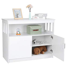 AYNEFY - Comodino vintage con doppia ante