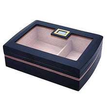 CLJ-LJ Vetro Tetto apribile Cassetta Elettronica igrometro Cigar Humidor