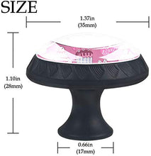 Cupcakes dolci carini Pomelli per Porta Set di 4 Pomelli per Mobili Manopole per Cassetti Cucina Armadio Vetro