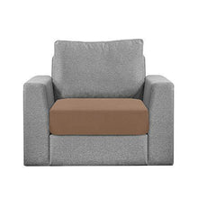 Granbest - Fodera per cuscino per sedia, idrorepellente, per divano e divano, estensibile, in tessuto jacquard (1 posto, cammello - Arredi Casa