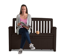 Keter Cuscino Box, Patio Bench, Marrone caffè, 138,6 x 63,5 x 88 cm, 227 Litri, 17202697 
