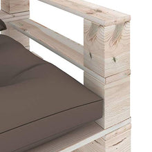 FAMIROSA Divano da Giardino in Pallet con Cuscini Talpa in Legno di Pino