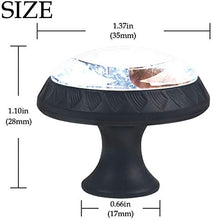 Ghepardo Texture Pomelli per Porta Set di 4 Pomelli per Mobili Manopole per Cassetti Cucina Armadio Vetro
