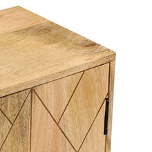 vidaXL Legno Massello di Mango Credenza 80x30x75 cm Buffet Mobiletto Madia