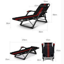 Lettino Prendisole Pieghevole Lazy Home, Pausa Pranzo Siesta Bed Multi-Function Office Back Beach Portable Zero Gravityning (Colore: C-30x15 Flat Tube)