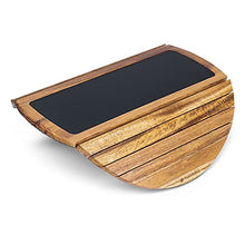 Navaris Vassoio Bracciolo Divano/Poltrona in Legno 33x33x1cm - Copribracciolo Portatelecomando Portabicchieri - Mini Tavolino per Aperitivo su Sofa
