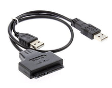 SaySure - USB 2.0 to SATA 7+15 Pin 22Pin Adapter Cable for 2.5" HDD