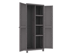 Armadio plastica antiurto grigio tortora - Dimensioni: L 68 x P 39 x H 170 cm