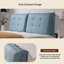 LXLIGHTS Capezzale Cuscino Testiera, Testiera Letto Matrimoniale bay Window Bed Wedge Back Support Pillow per Camera da Letto Divano Letto, 8 Colori, Personalizzabile