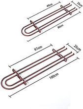 L.TSN Wine Bar Stile Semplice Ferro da Appendere Bicchiere da Vino Rack Decorazione a soffitto Scaffale Bar Storage (Dimensioni: 100 * 25 cm)
