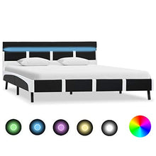 SKM Giroletto Nero con LED in Similpelle 120x200 cm (25kg)