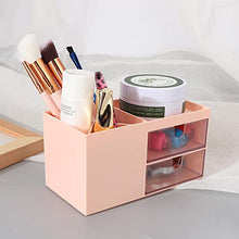 Contenitore per gioielli Contenitore per contenitori in ABS per cancelleria per trucco(Pink)