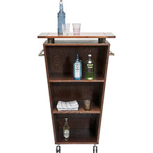 Kare Design - 80344 Bar Lady Rock Trolley Vintage, Marrone