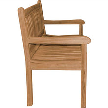Teako Design - Panchina da giardino Arezzo in legno massiccio, larghezza 180 cm