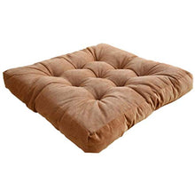 LIUDADA Cuscino per sedia, per interni ed esterni, quadrato, sedia da pranzo, cuscino per sedia da giardino, 55 × 55 cm (arancione)