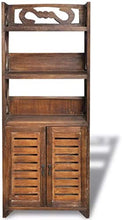 EBTOOLS Armadietto da Bagno, Armadio Colonna da Bagno Mobile Alto da Bagno per Corridoio, Ufficio Ecc, 46 x 24 x 117.5 cm, Marrone