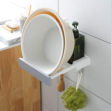 Gelentea - Supporto per lavabo a scomparsa per bagno, cucina, bagno, casa grigio