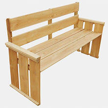 FZYHFA Panchina da Giardino in Legno di Pino Impregnato 160x55x89 cm Design Semplice e Pratico, Stabile e Durevole panchina Esterno Giardino Panca da Giardino