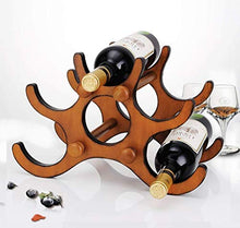 DJSMjbj European Wine Rack Supporto della Bottiglia, Disegno Originale, Free-Standing Ripiani