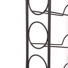 RM Design - Portabottiglie per bottiglie di vino e acqua, per 8 bottiglie, colore: nero