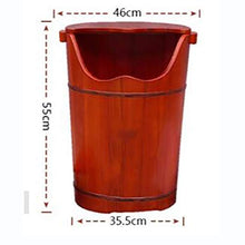 YLL Canna per pediluvio Piedi Vasca, Legno Solido Pediluvio Barrel Termostato di Casa Ad Alta profondità Barrel Piede di Lavaggio Barrel Altezza 55 Cm